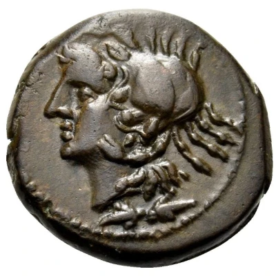 ¼ Æ Drachm 211 BC - 208 BC front