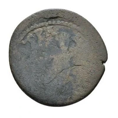 Æ 25 - Commodus with countermark "KA" ΑΔΡ ΠΕΤΡΑ ΜΗΤΡΟΠΟΛ back