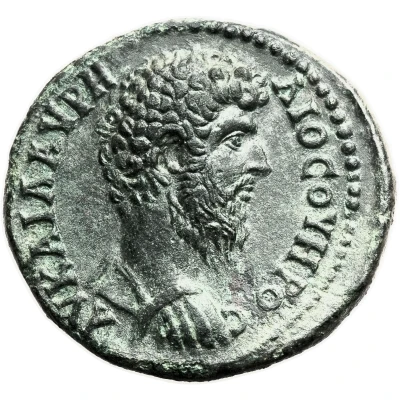 Æ 33 - Lucius Verus Augusta Traiana front