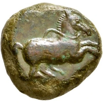 Æ - Amatokos Type II; Retrograde legend 387 BC - 370 BC front