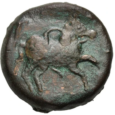 Æ - Amatokos Type II 387 BC - 370 BC front