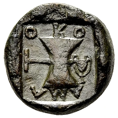 Æ - Amatokos Type I 387 BC - 370 BC back