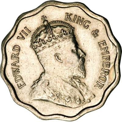 ½ Anna - Edward VII Pattern front