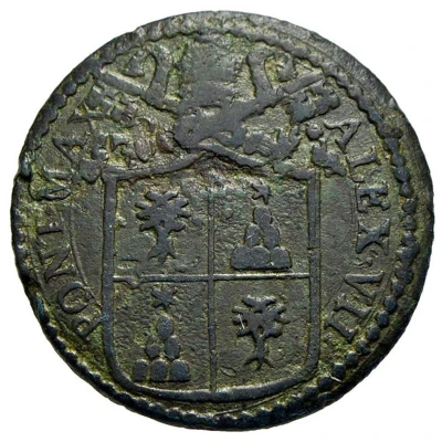 ½ Baiocco - Alexander VII ND front