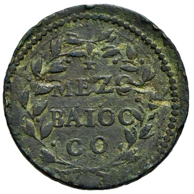 ½ Baiocco - Alexander VII ND back