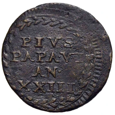 ½ Baiocco - Pius VI front