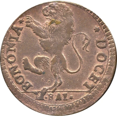 ½ Baiocco - Pius VI front