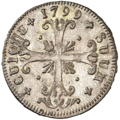 ½ Batzen - Frederick William III Shield with cut corners back