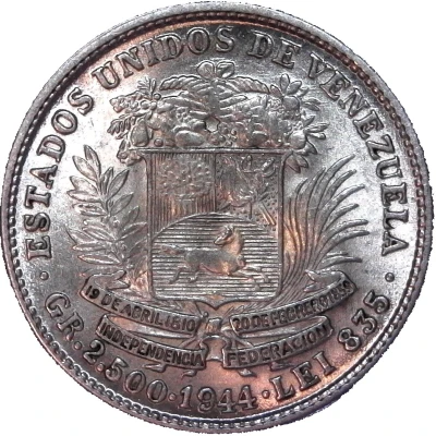 ½ Bolívar front