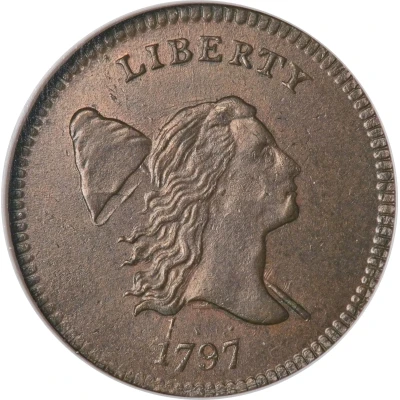 ½ Cent "1⁄200 Dollar Liberty Cap, Head Facing Right, Half Cent" front