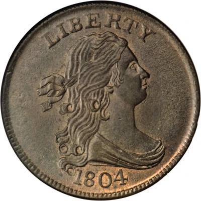 ½ Cent "Draped Bust - Half Cent" front