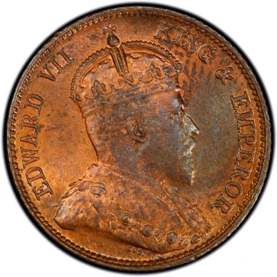 ¼ Cent - Edward VII front