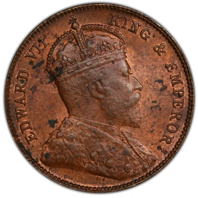 ½ Cent - Edward VII front