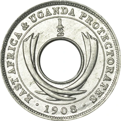 ½ Cent - Edward VII back