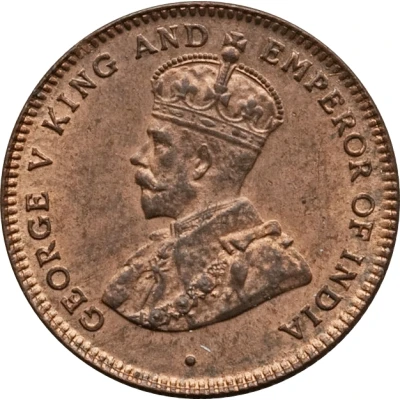 ¼ Cent - George V front