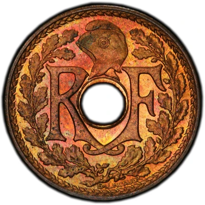 ½ Cent Pattern front