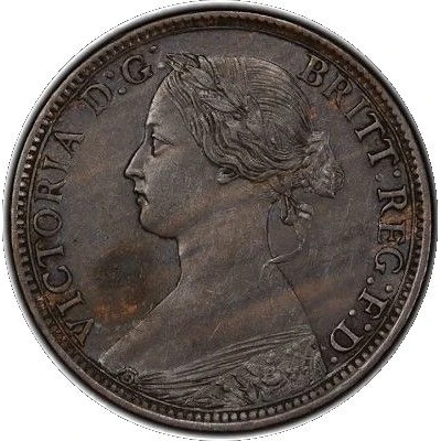 ½ Cent - Victoria front