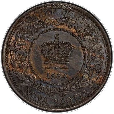 ½ Cent - Victoria back