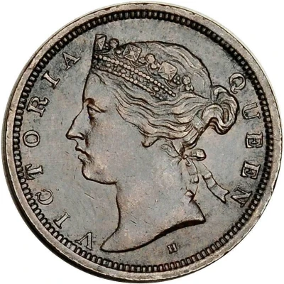 ½ Cent - Victoria front