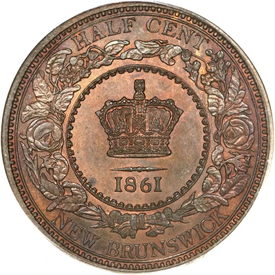 ½ Cent - Victoria back