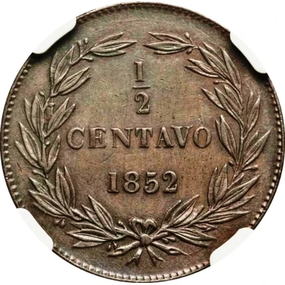 ½ Centavo back