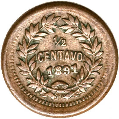 ½ Centavo back