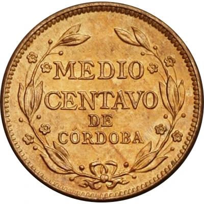 ½ Centavo back