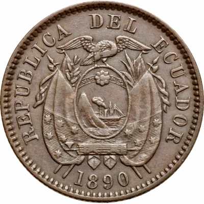 ½ Centavo front