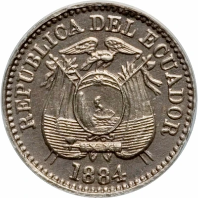 ½ Centavo front