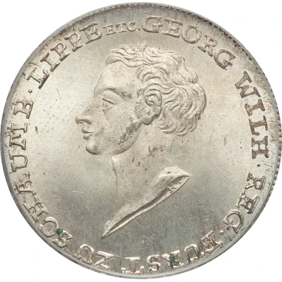 ½ Conventionsthaler - George William front