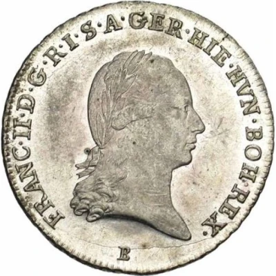 ¼ Couronne / Kronenthaler - Francis II front