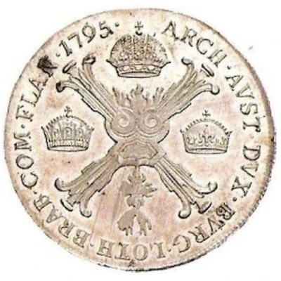 ½ Couronne / Kronenthaler - Francis II back