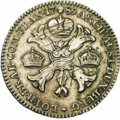 ½ Couronne / Kronenthaler - Joseph II Type back