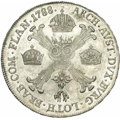 ½ Couronne / Kronenthaler - Joseph II Type back