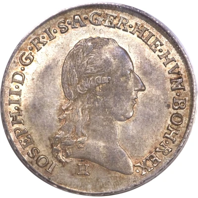 ¼ Couronne / Kronenthaler - Joseph II front