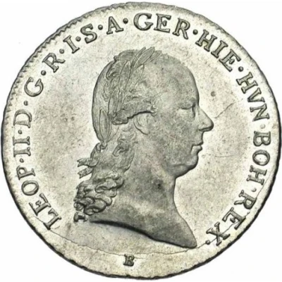 ¼ Couronne / Kronenthaler - Leopold II front