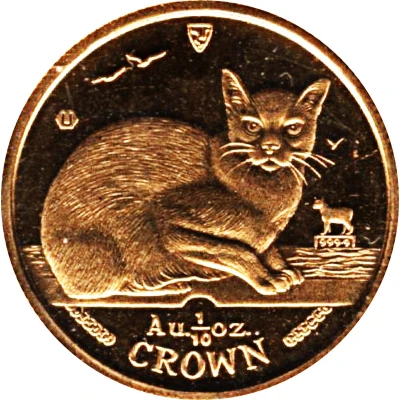 ⅒ Crown - Elizabeth II Burmese Cat back