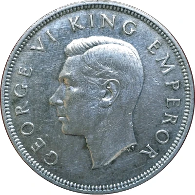 ½ Crown - George VI Centennial issue front