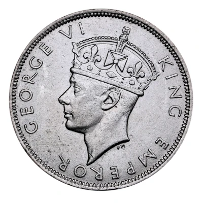 ½ Crown - George VI front