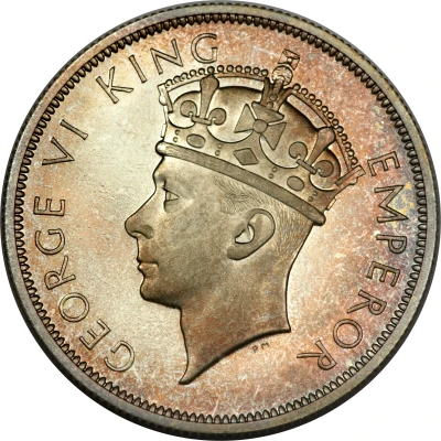 ½ Crown - George VI front