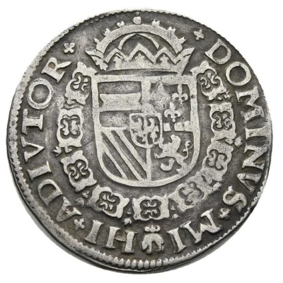 ½ Daalder "½ Bourgondische Kruisrijksdaalder" - Philip II back