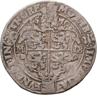 ½ Daalder - In the name of Maximilian II front