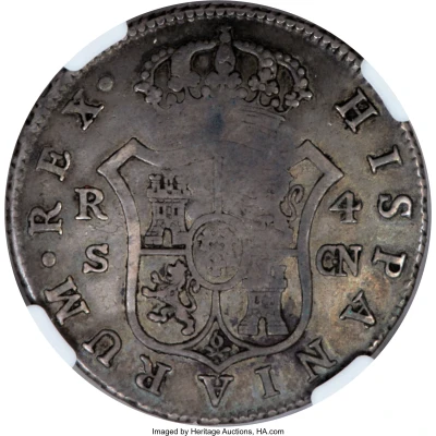 ½ Dollar Countermarked Coinage ND back