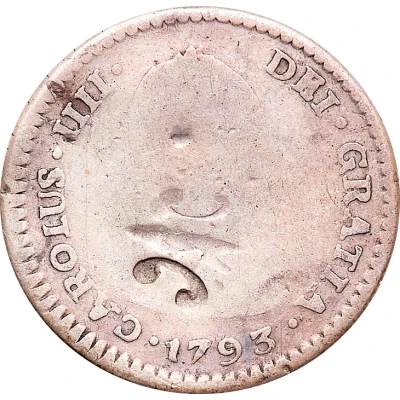 ⅛ Dollar Counterstamped ND front