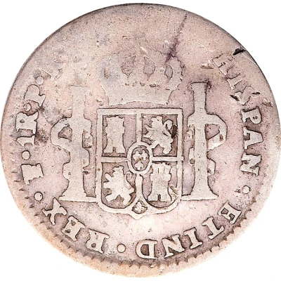 ⅛ Dollar Counterstamped ND back