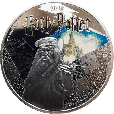 ½ Dollar Harry Potter - Albus Dumbledore back