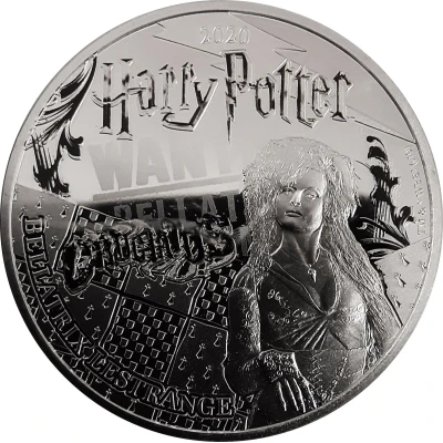 ½ Dollar Harry Potter - Bellatrix Lestrange back