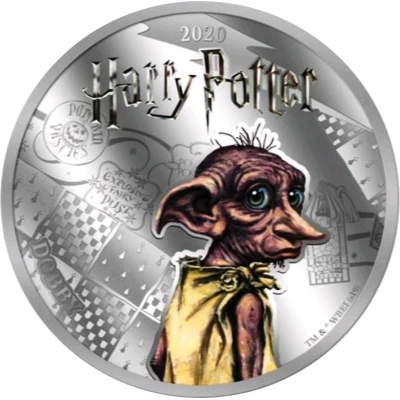 ½ Dollar Harry Potter - Dobby back