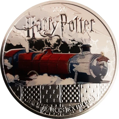 ½ Dollar Harry Potter - Hogwarts Express back