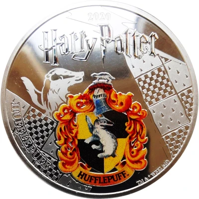 ½ Dollar Harry Potter - Hufflepuff's Crest back